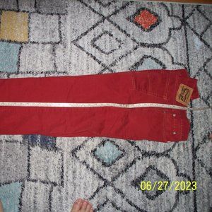Red Levi’s Strauss vintage 514 w38 L32